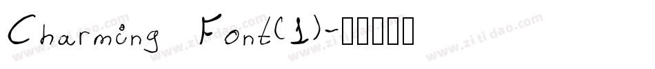Charming Font(1)字体转换